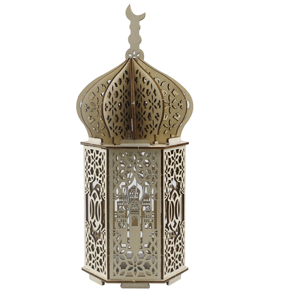 Ramadan Festival Decorative Eooden Crafts Ornaments