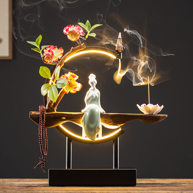 Zen inverted fragrance creative LED light ring