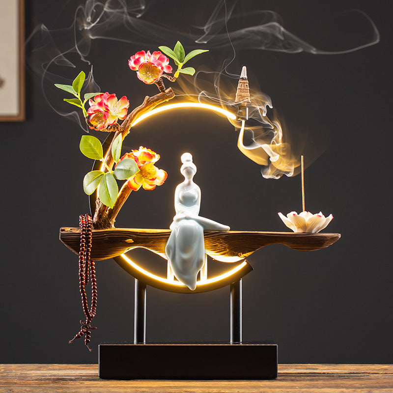 Zen inverted fragrance creative LED light ring