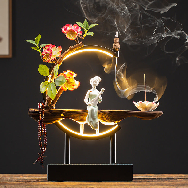 Zen inverted fragrance creative LED light ring