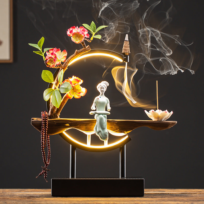 Zen inverted fragrance creative LED light ring